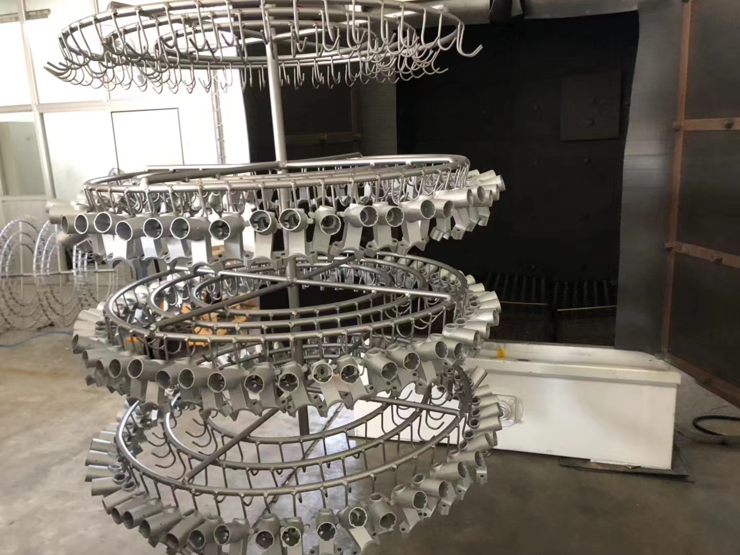 铝压铸件抛丸机效果