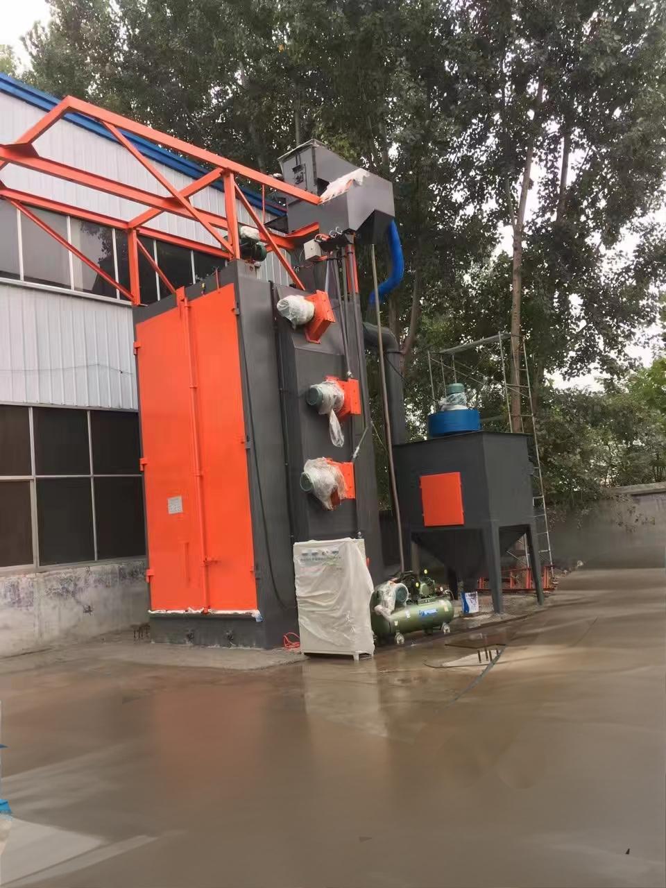 4抛头单吊钩抛丸机